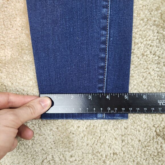 J. Crew Stretch Low-Rise Skinny-Leg Women's Size 26/28 Blue Denim Jeans #581 - Picture 9 of 10